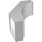 Ekena Millwork 5 1/2-in. W x 12-in. D x 20-in. H Imperial Architectural Grade PVC Knee Brace BRCP055X12X20IMP - alternate 6